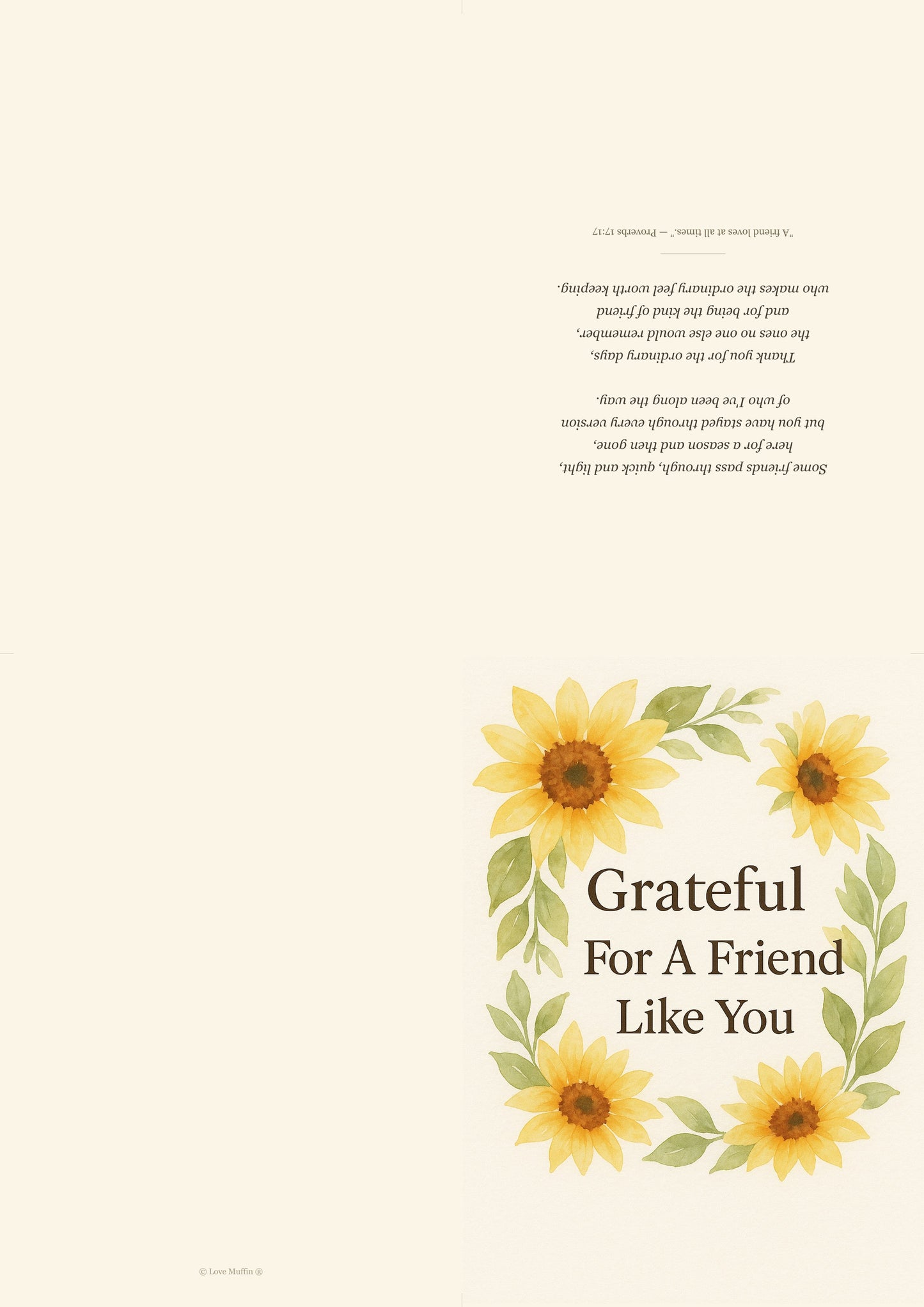 Best Friend Thank You Card Printable — printable card