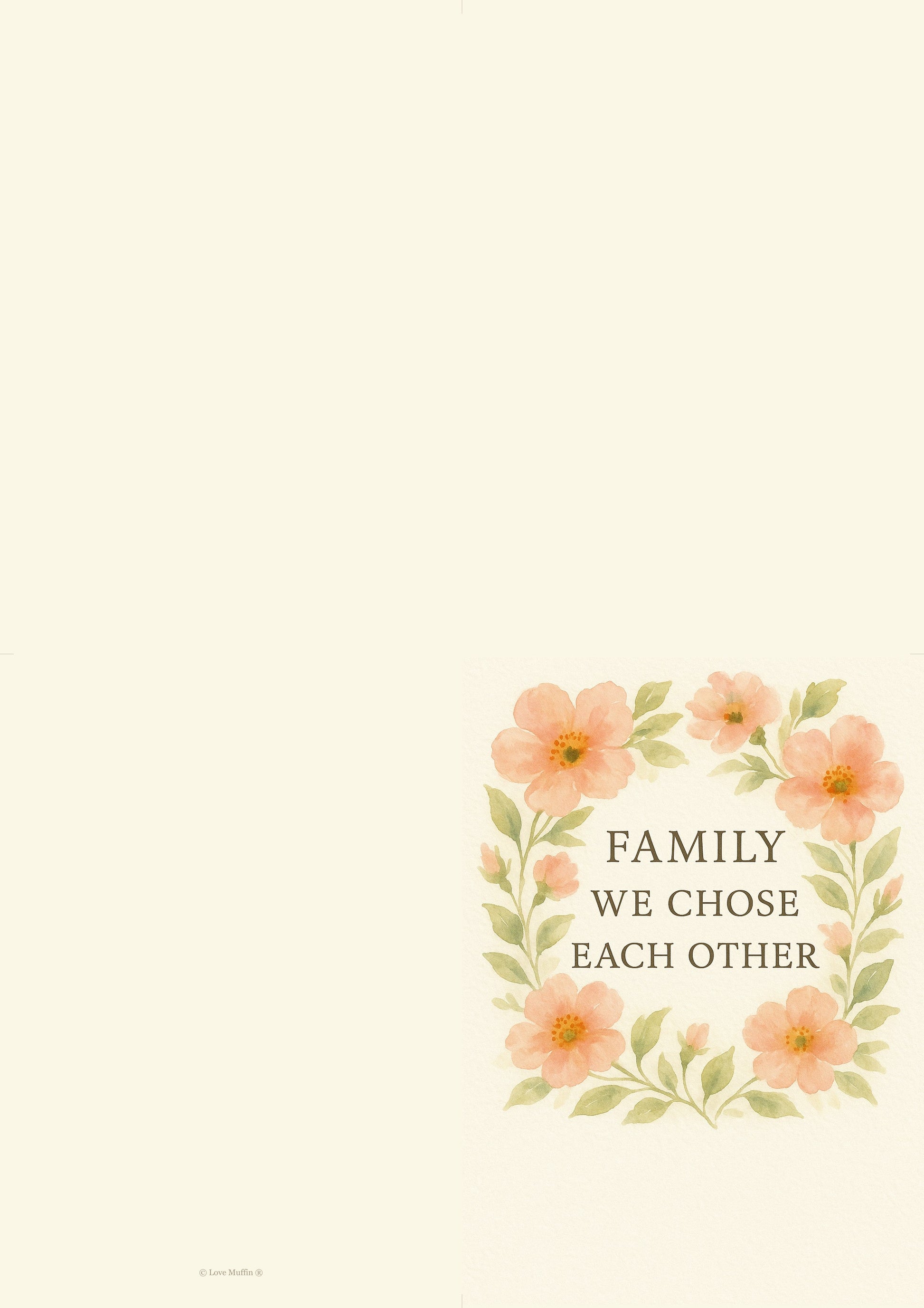 Chosen Family Friendship Card Printable — printable card (3)