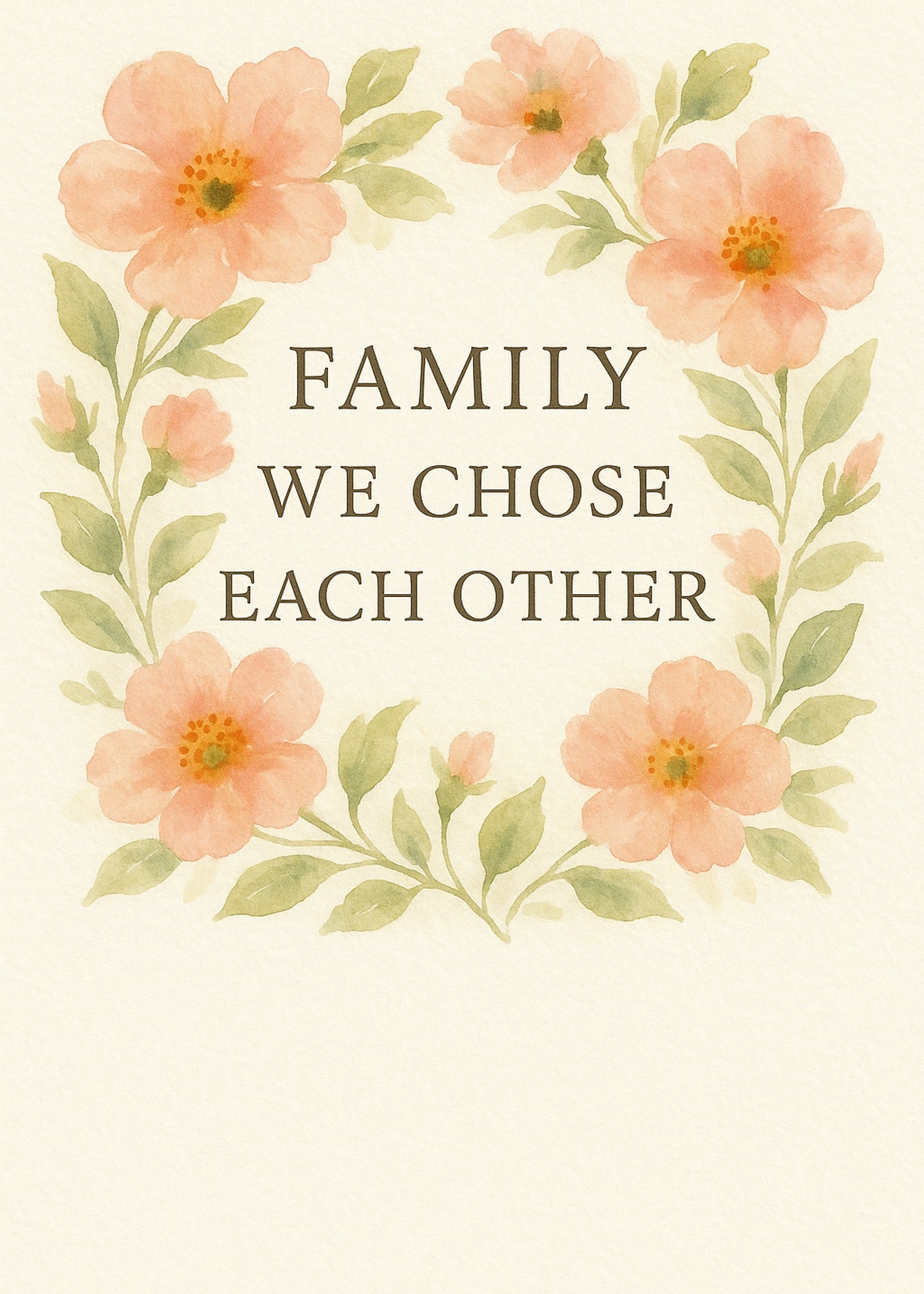 Chosen Family Friendship Card Printable — printable card (2)