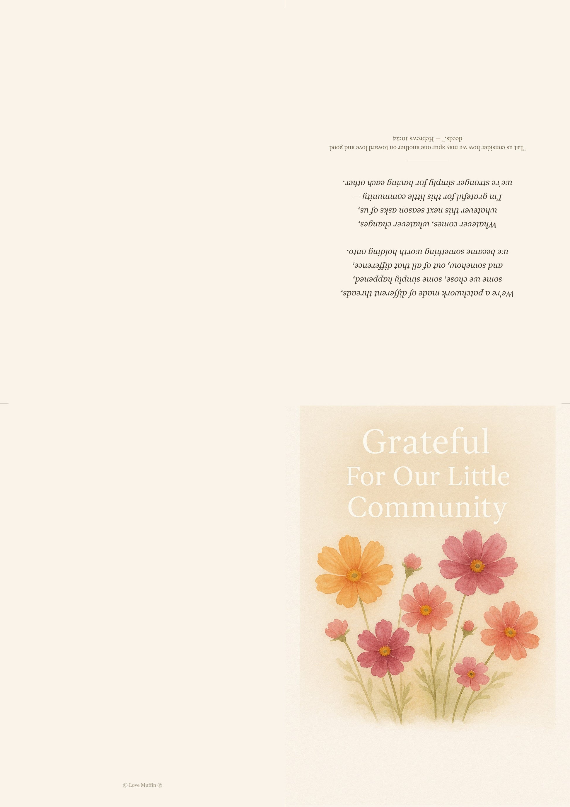 Community Gratitude Card Printable — printable card
