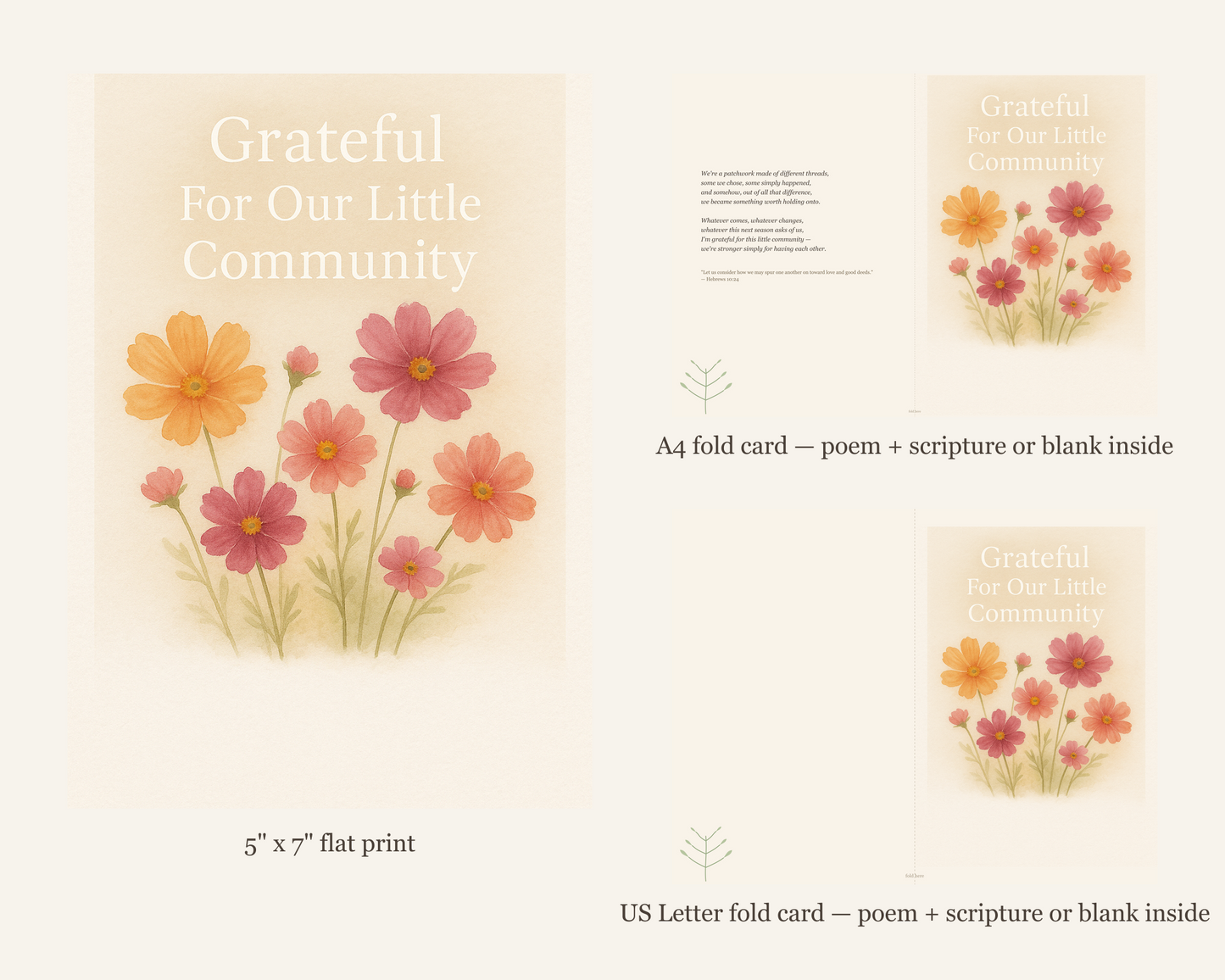 Community Gratitude Card Printable — printable card (5)