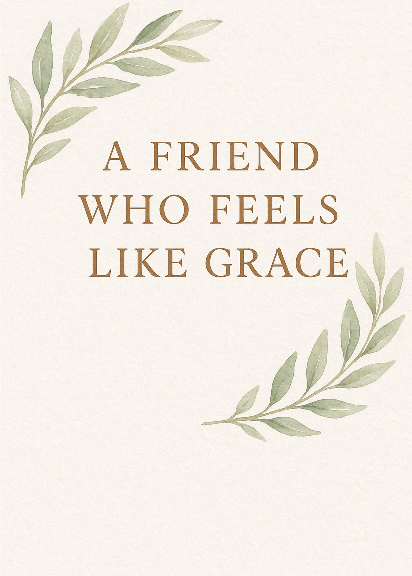 Faith Friendship Blessing Card Printable — printable card (2)