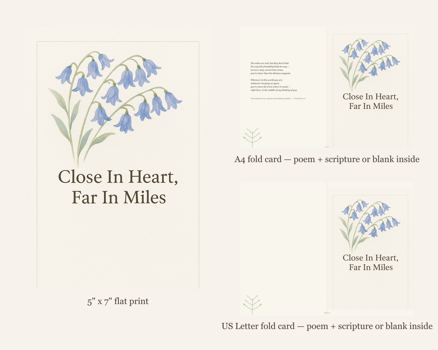 Long Distance Friendship Card Printable — printable card (5)