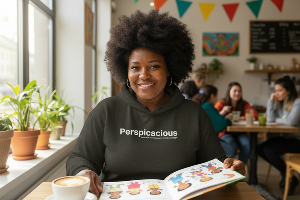 Plus-Size Black Woman with Afro - Embrace Melanin Hoodie