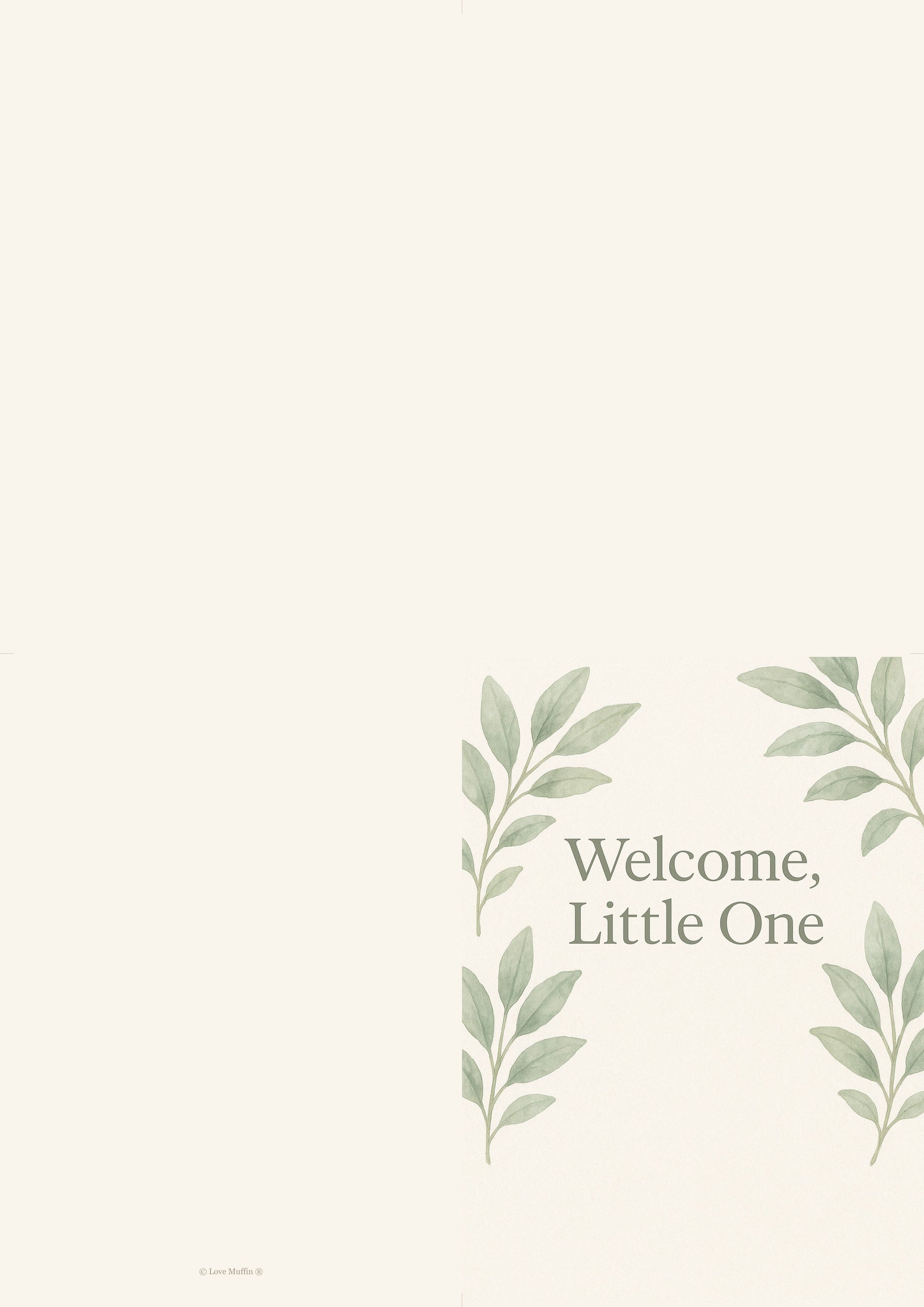 New Baby Blessing Card Printable — printable card (3)