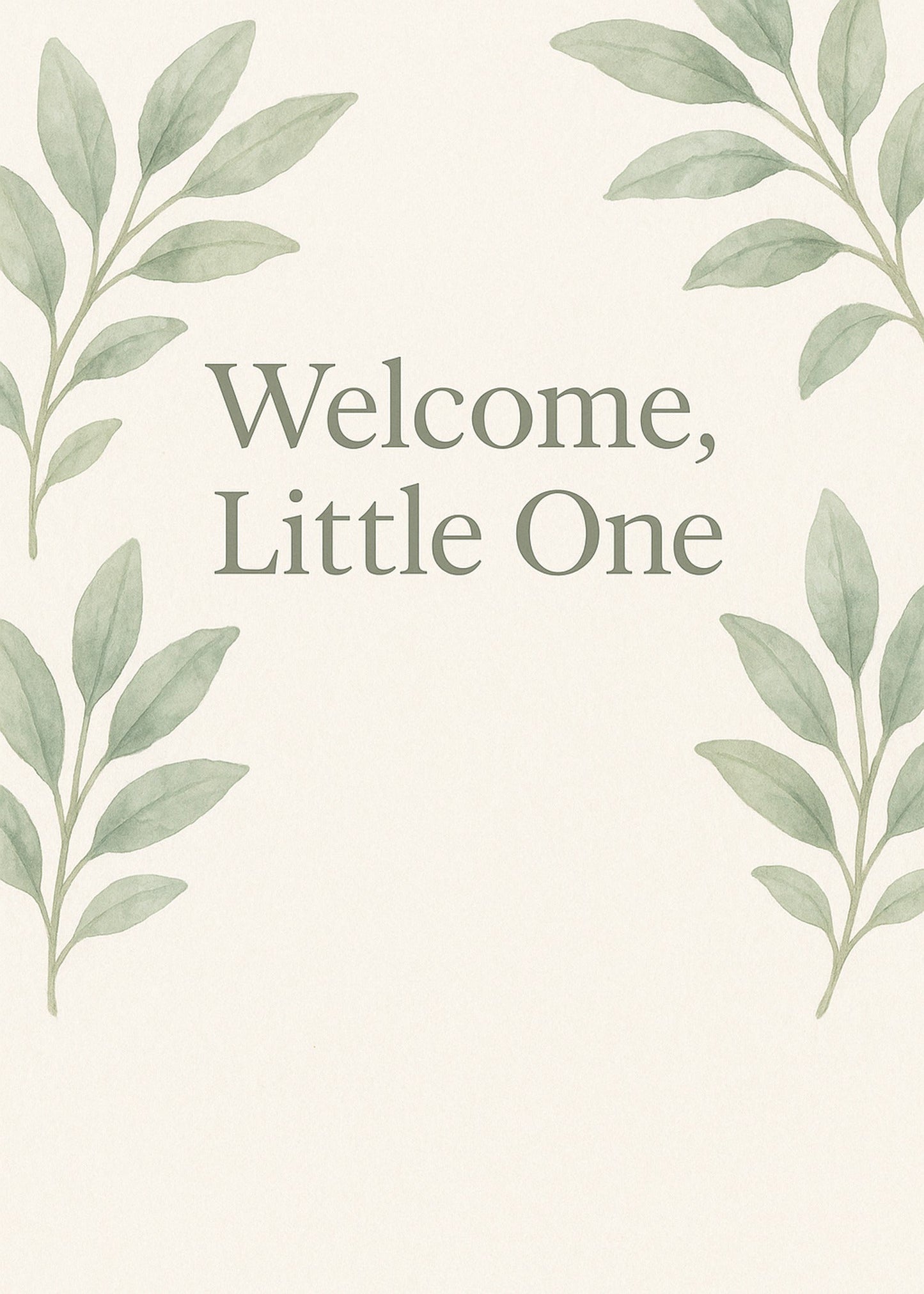 New Baby Blessing Card Printable — printable card (2)