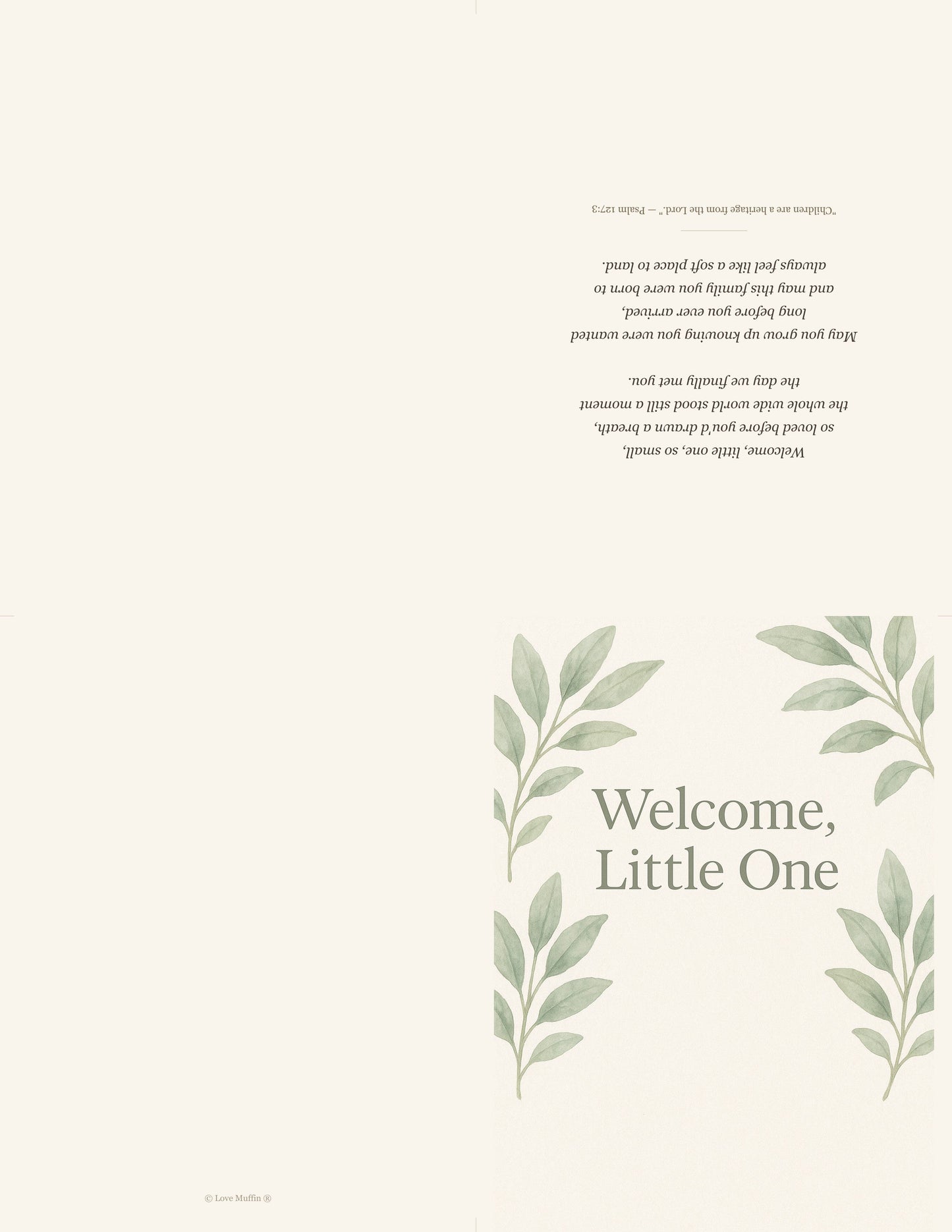 New Baby Blessing Card Printable — printable card (4)