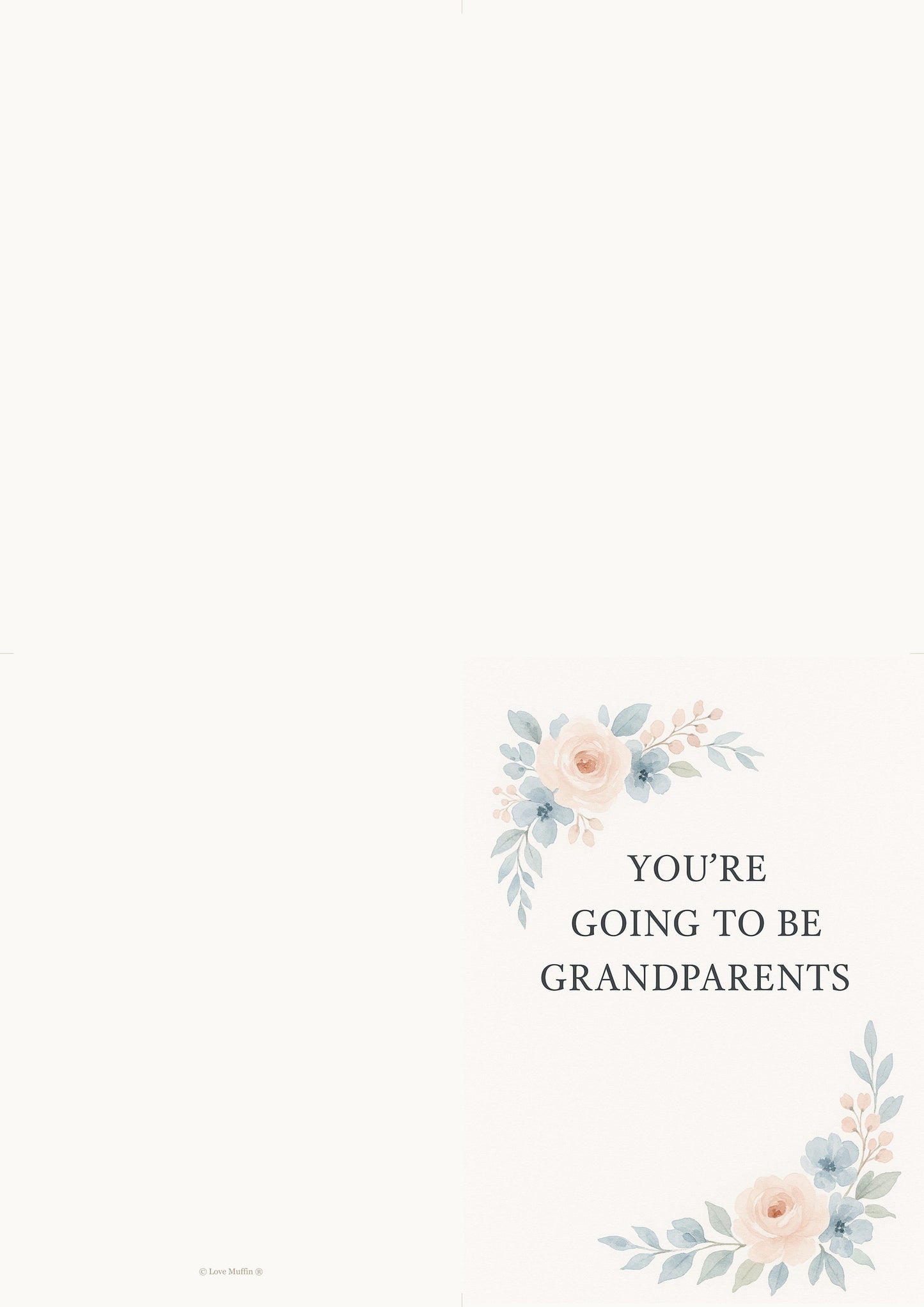 New Grandparent Announcement Card Printable — printable card (3)