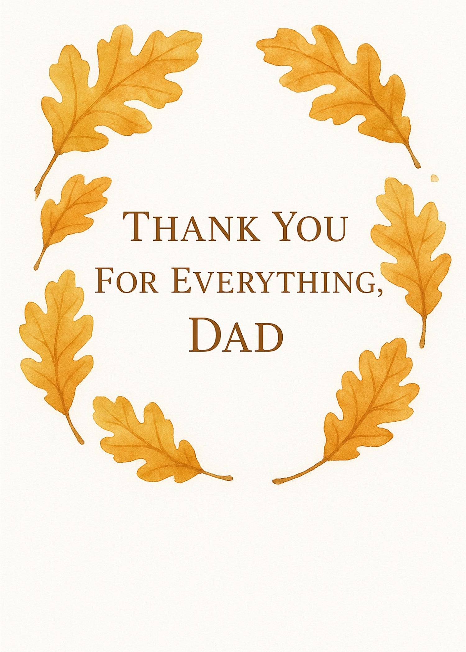 Thank You Dad Card Printable — printable card (2)
