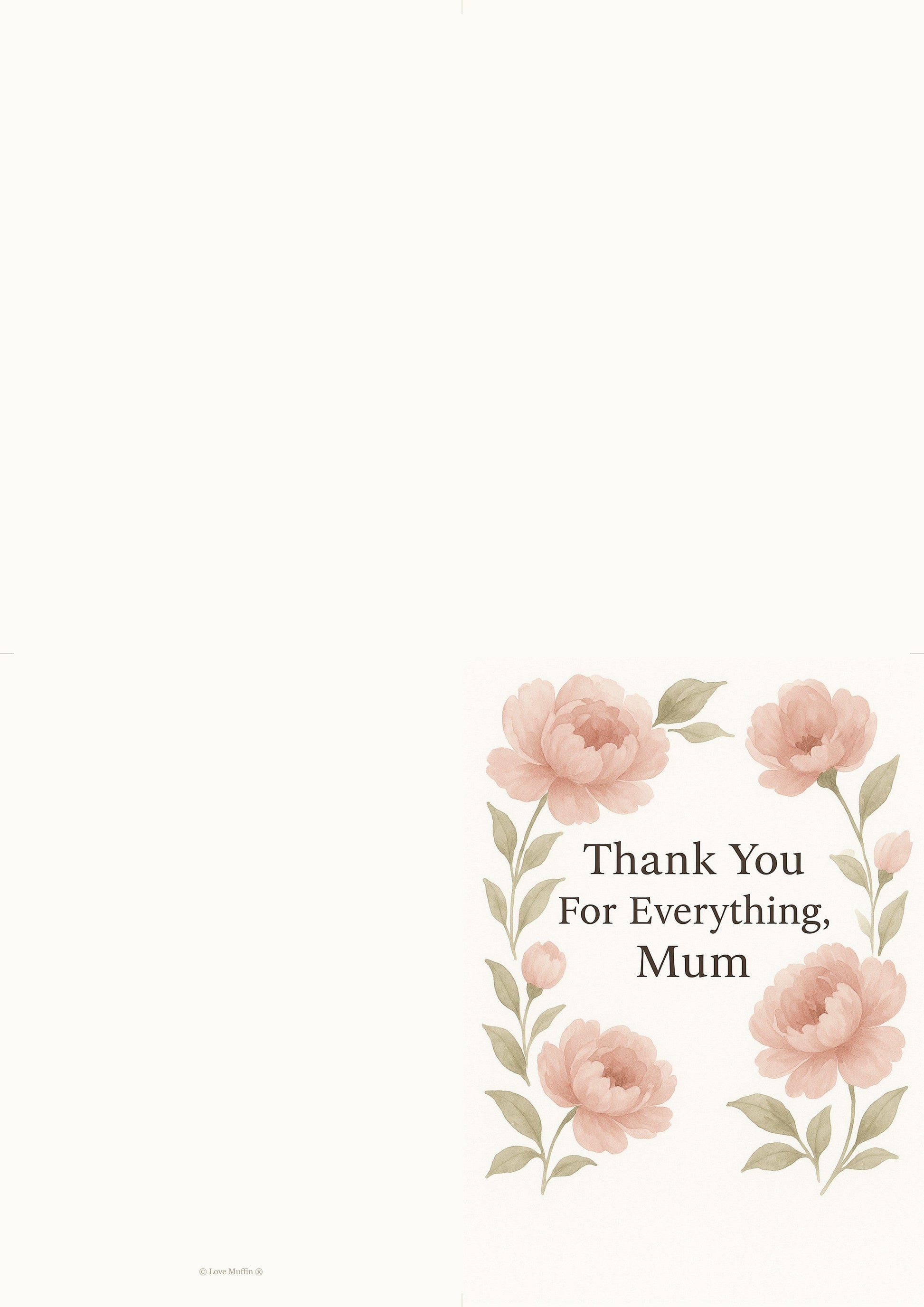 Thank You Mum Card Printable — printable card (3)