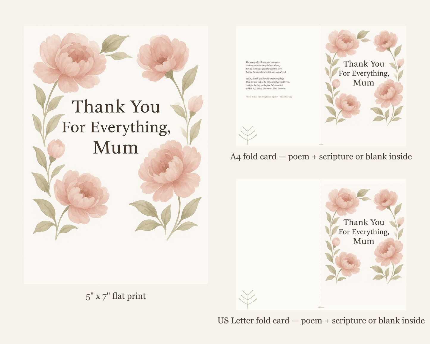 Thank You Mum Card Printable — printable card (5)
