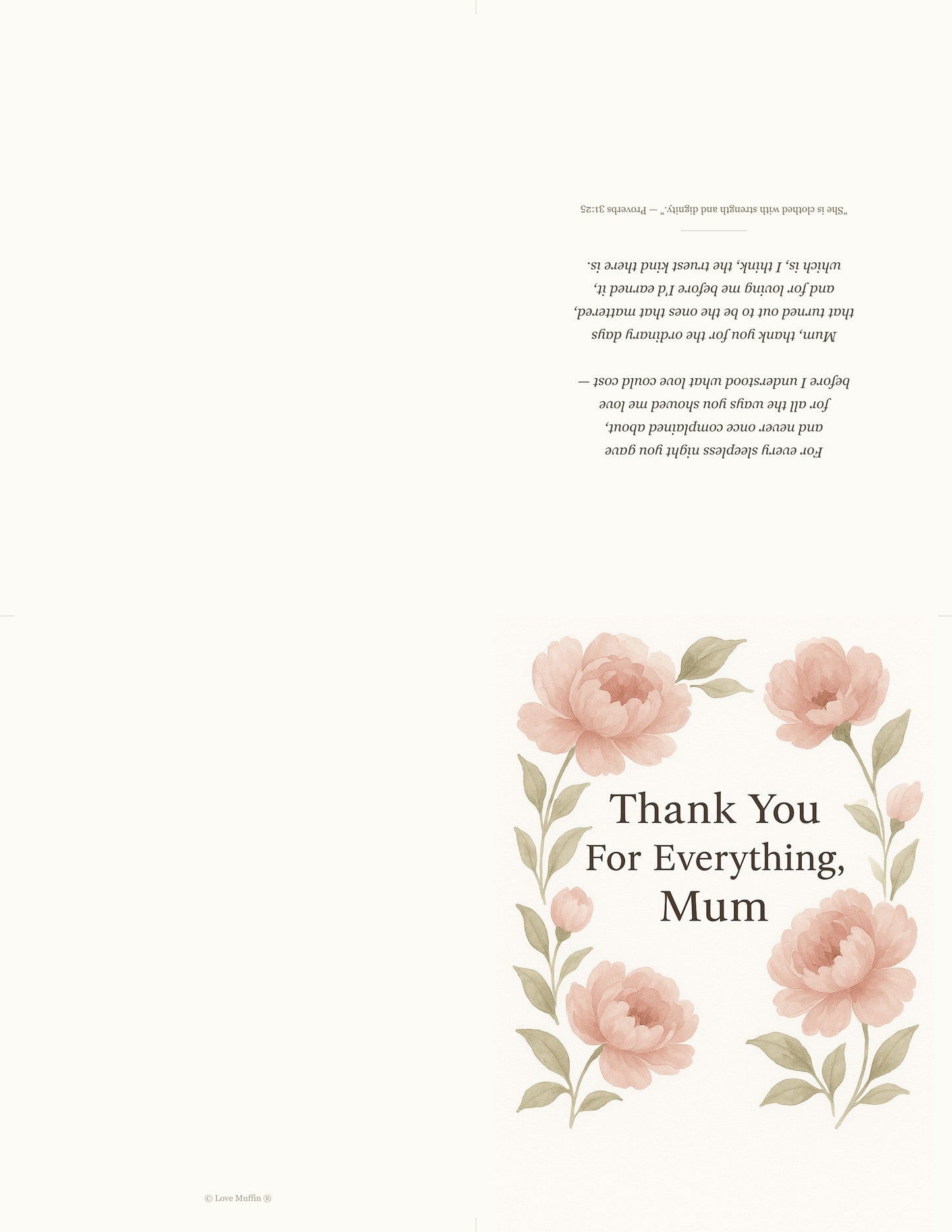 Thank You Mum Card Printable — printable card (4)