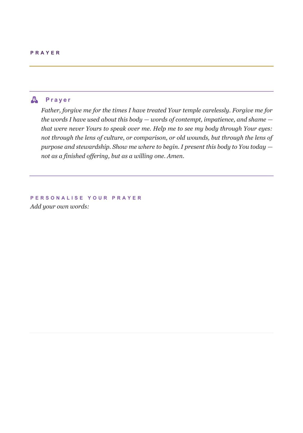 Too Fat To Be Favoured Paperback — Faith Journey Through Body Image & Identity