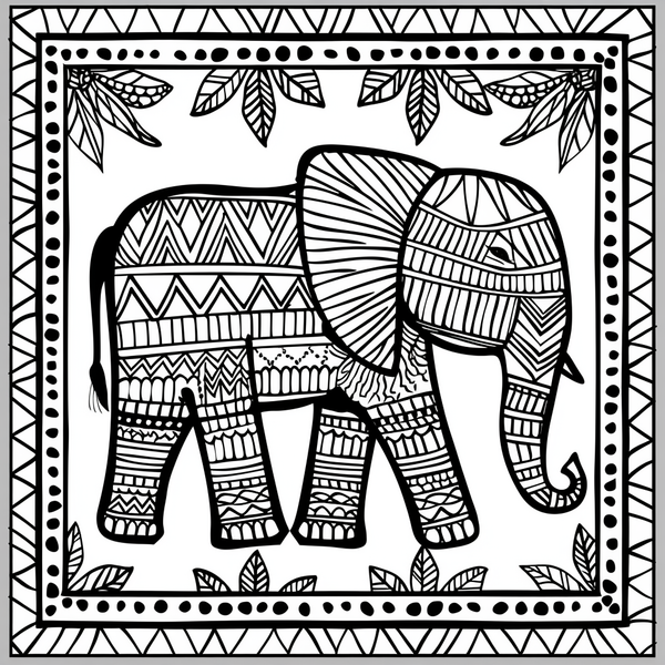 African patterns colouring book 1 - Adults