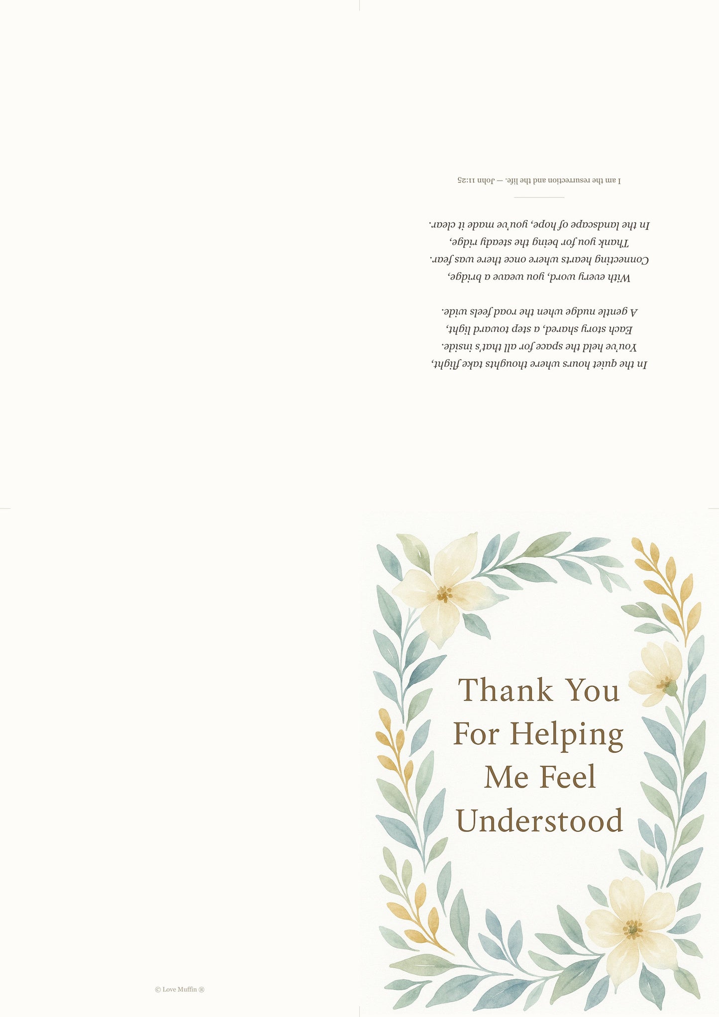 Therapist Thank You Card Printable — printable card