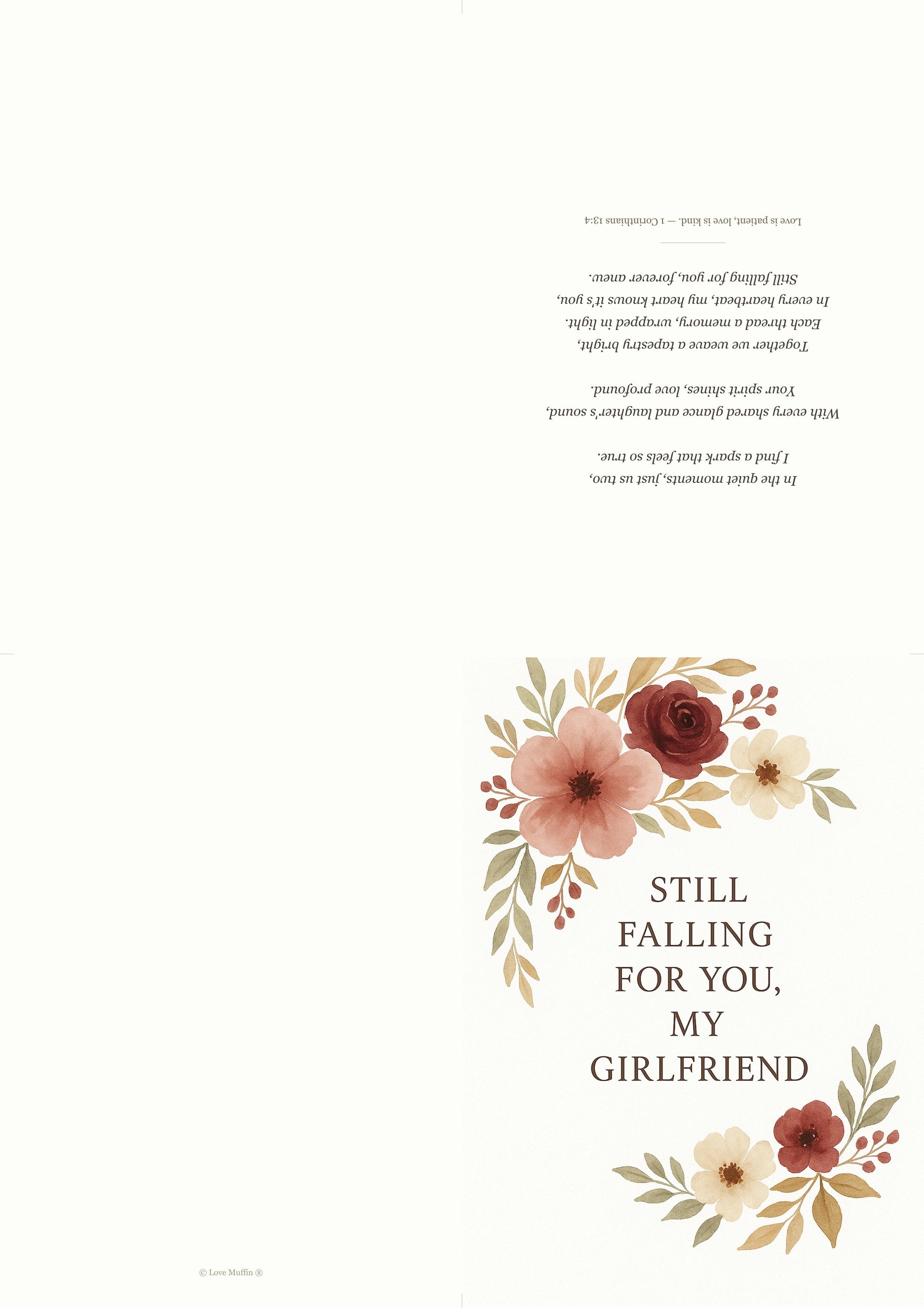 Valentine's Day Card Printable For Girlfriend — printable card