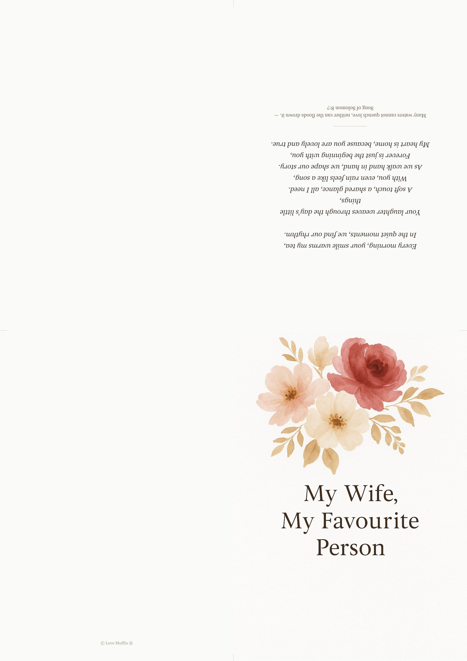 Valentine's Day Card Printable For Wife — printable card