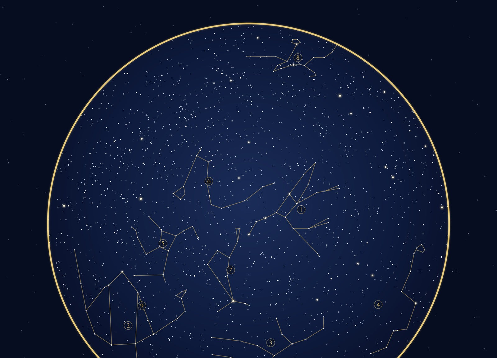 When We Said I Do personalised star map print — custom night sky by date