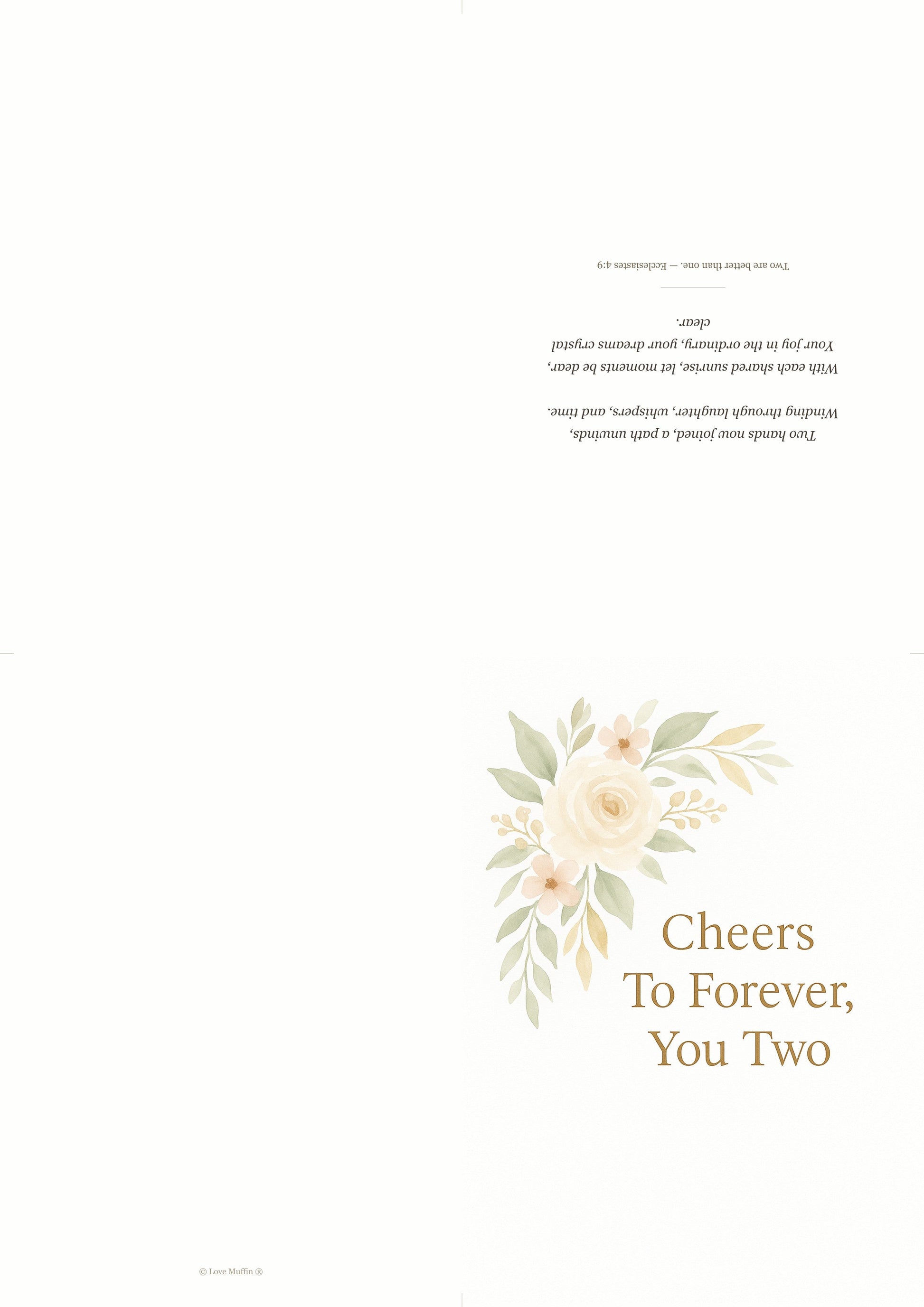 Wedding Card Printable — printable card