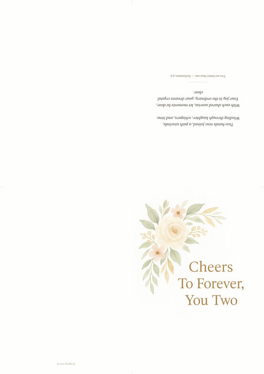 Wedding Card Printable — printable card