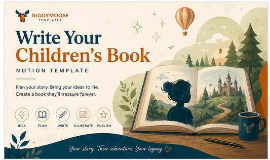 Write Your Children's Book — Complete Notion Workspace for Aspiring Authors