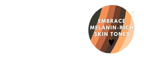 Embrace Melanin-rich skin tones globe with a heart on the right, white background. Zoom background. White.