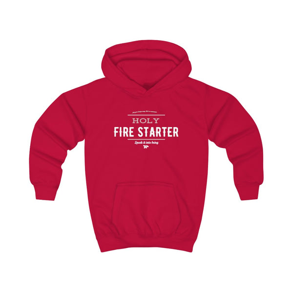 Red - Holy Firestarter Hoodie - Be like Elijah - Speak it into being G wear at Giddymoose.com