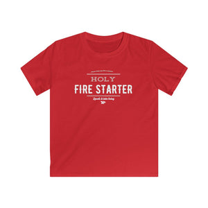 red - Holy Firestarter T-Shirt - Be like Elijah - Speak it into being G wear at Giddymoose.com