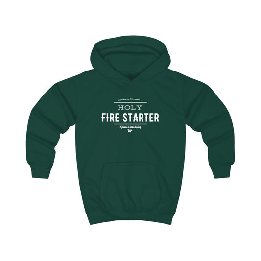 Holy Firestarter Hoodie - Be like Elijah - Speak it into being G wear at Giddymoose.com - Green.