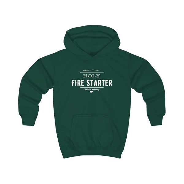 Holy Firestarter Hoodie - Be like Elijah - Speak it into being G wear at Giddymoose.com - Green.