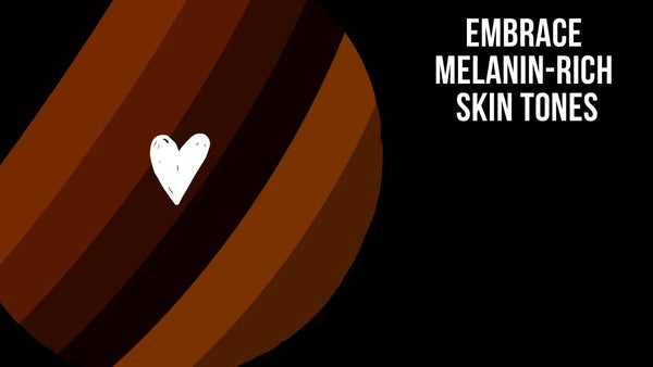 Large Embrace Melanin-rich skin tones globe with a heart, black background. Zoom background.