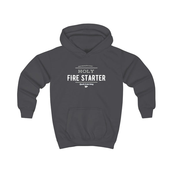 Dark grey - Holy Firestarter Hoodie - Be like Elijah - Speak it into being G wear at Giddymoose.com