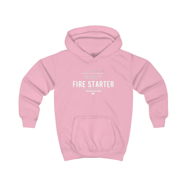 Light pink - Holy Firestarter Hoodie - Be like Elijah - Speak it into being G wear at Giddymoose.com