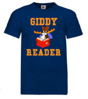 Giddymoose giddy reader children's and adult's T-Shirt