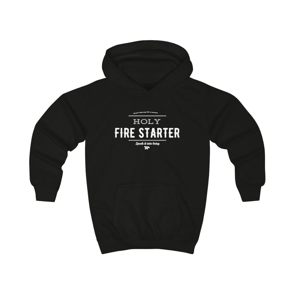Black - Holy Firestarter Hoodie - Be like Elijah - Speak it into being G wear at Giddymoose.com
