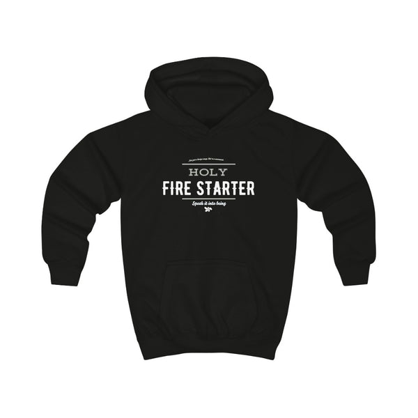 Black - Holy Firestarter Hoodie - Be like Elijah - Speak it into being G wear at Giddymoose.com