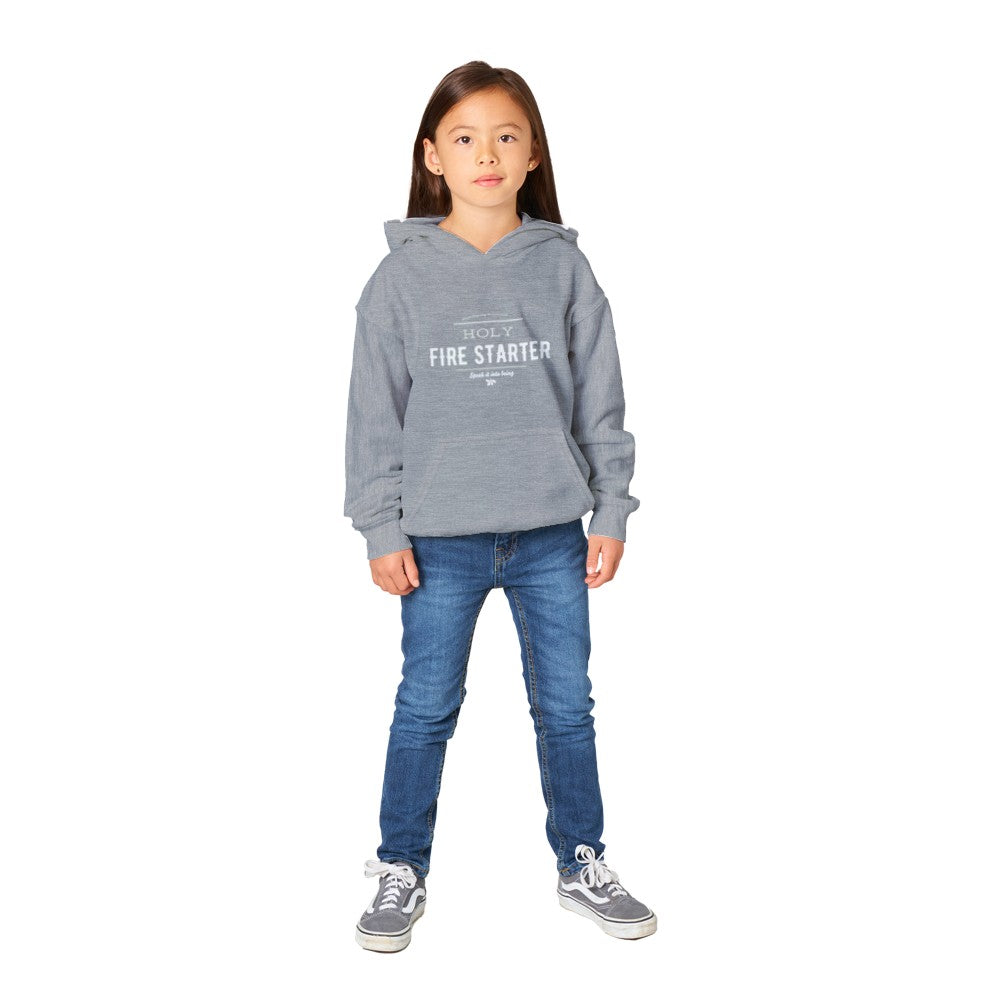 SIIB - Fire Starter - Childrens Hoodie, boys hoodie, girls hhoodie, Kids, affirmation, Christian, Gift, motivational,